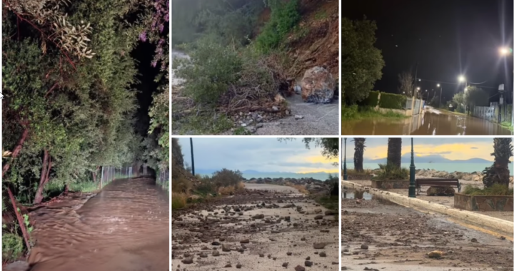 Δήμος Τροιζηνίας – Μεθάνων δοκιμάστηκε για ακόμη μία φορά από ακραία καιρικά φαινόμενα