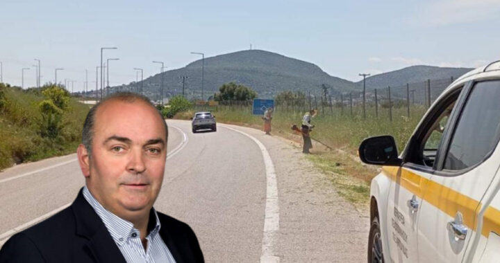 Εργασίες του οδοστρώματος στην Ε.Ο. Ν.10 Ισθμού – Επιδαύρου – Λυγουριού από την Περιφέρεια Πελοποννήσου