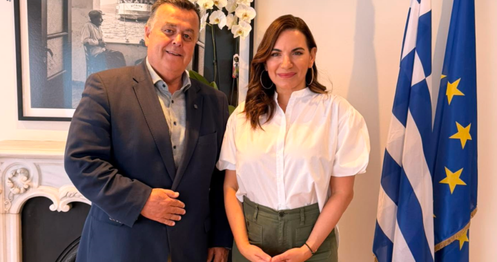 Συνάντηση Δημάρχου Πόρου με την Υπουργό Τουρισμού για την αναβάθμιση του Τουριστικού Λιμένα