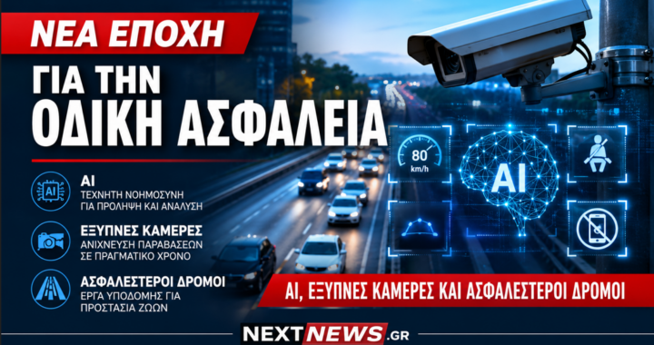 Τεχνητή Νοημοσύνη έξυπνες κάμερες και έργα υποδομής στη μάχη κατά των τροχαίων