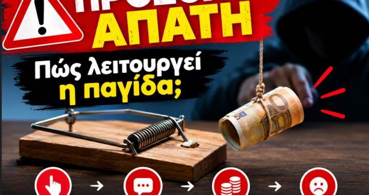 ΠΡΟΣΟΧΗ ΑΠΑΤΗ- Πώς λειτουργεί η παγίδα